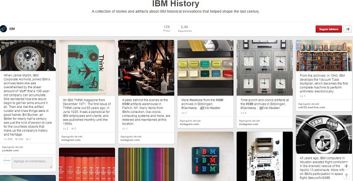 La-historia-de-IBM-en-tablero-en-Pinterest