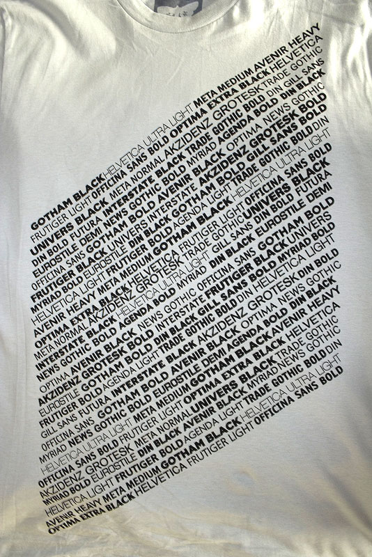 t-shirt T-Shirt tipográfica