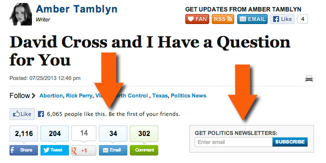 Call to action, marketing de contenido