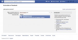 Anunciarse en Facebook