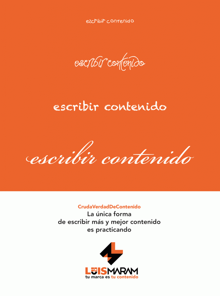 Como escribir contenido