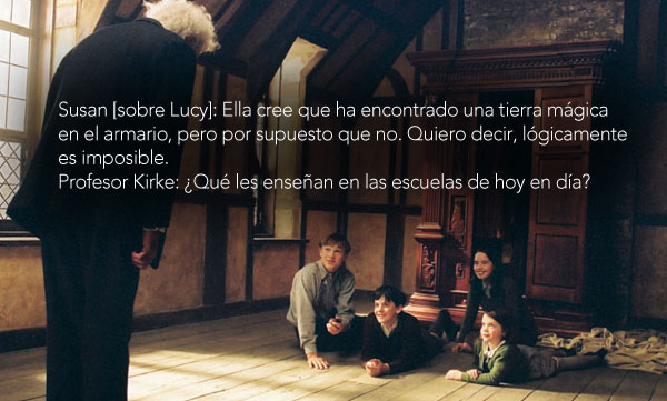 Frase de Narnia