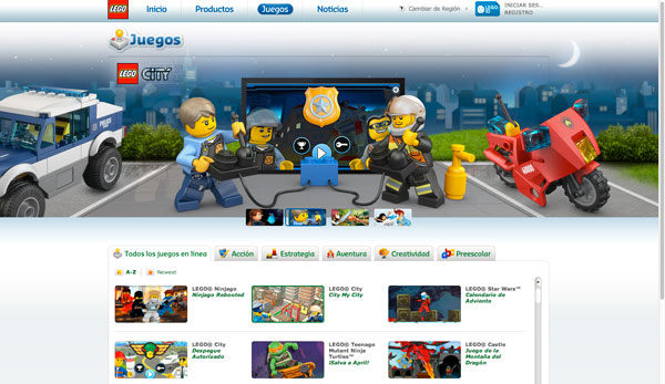 LEGO ejemplo de marketing de contenidos