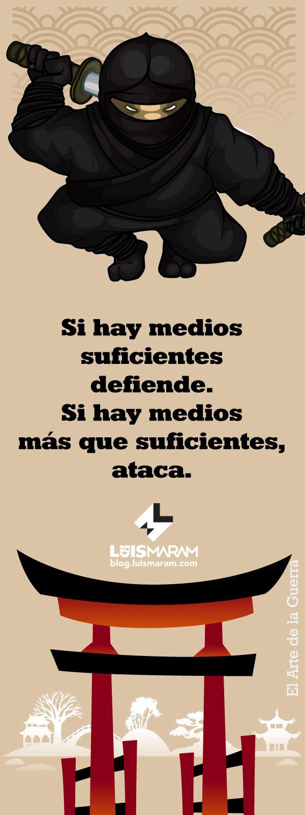 Frase de Marketing Estrategico salida de El Arte de la Guerra