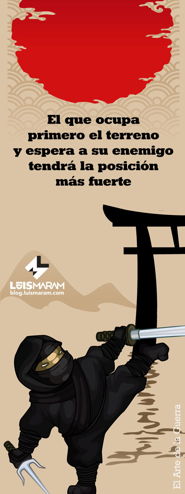 Frase de Marketing Estrategico salida de El Arte de la Guerra