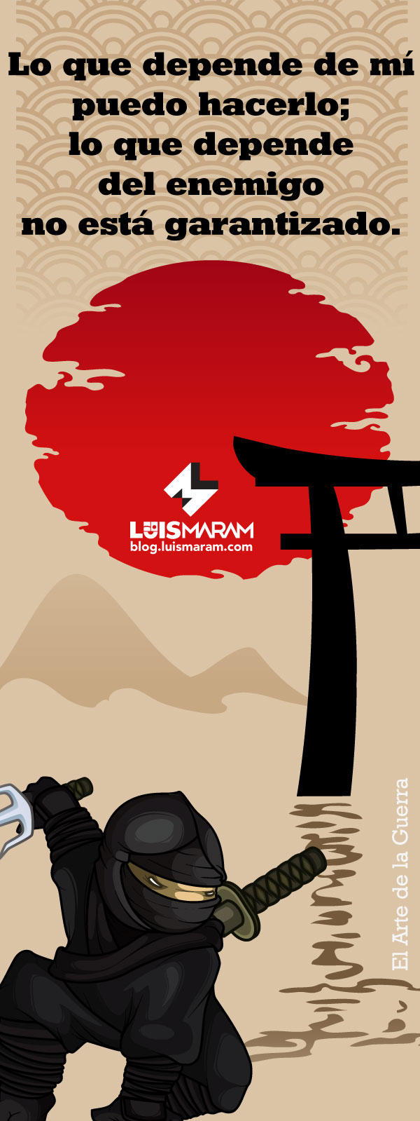 Frase de Marketing Estrategico salida de El Arte de la Guerra