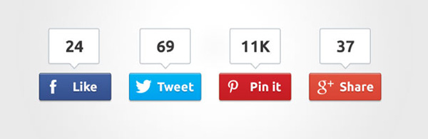 Botones sociales