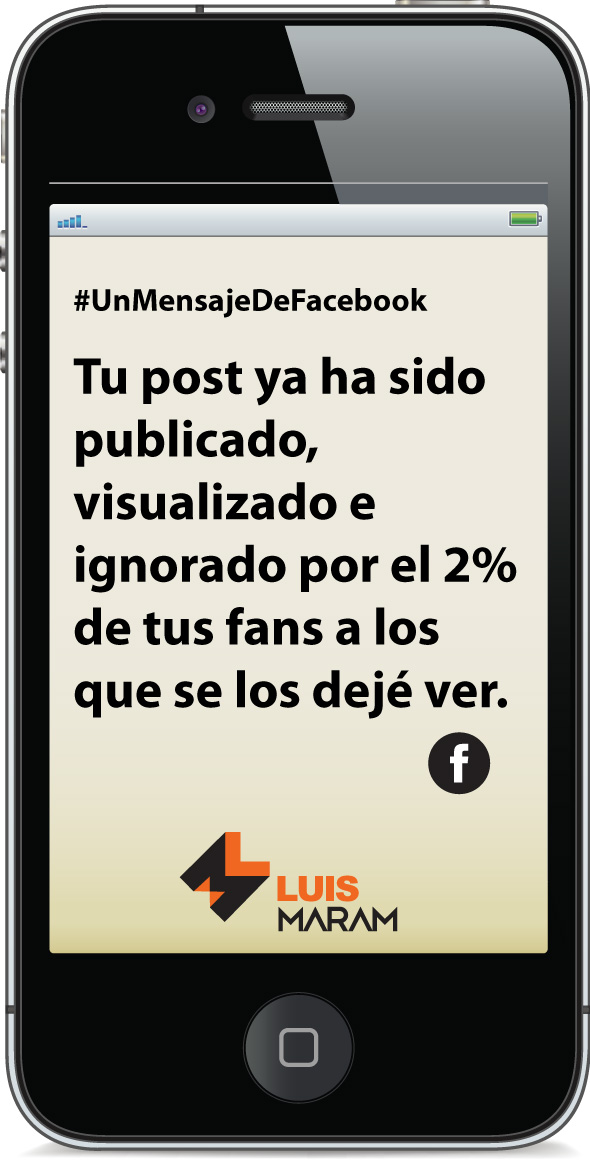 Declive del alcance orgánico en Facebook