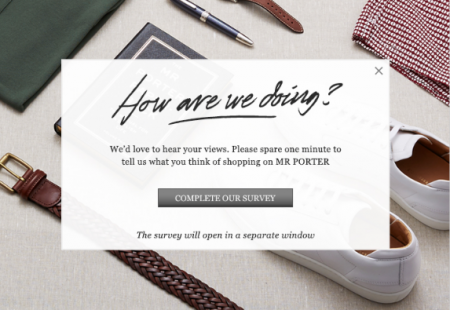 Mr Porter. ejemplo de engagement marketing