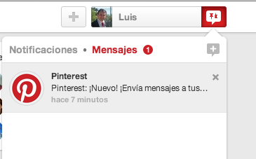 Mensajes en Pinterest