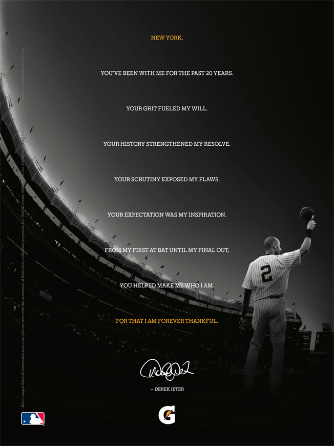 Derek Jeter Engagement Marketing