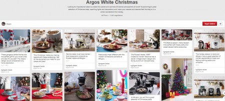 Argos Tablero White Christmas