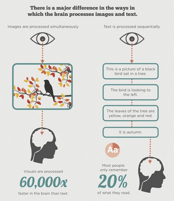 Diferencias entre imagenes y texto