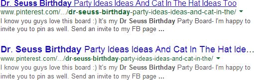 Extension del snippet en Google