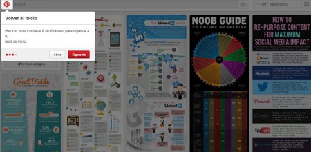 Pinterest Inicio