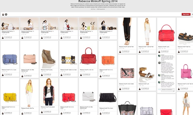 Rebecca Minkoff Spring 2014 tablero