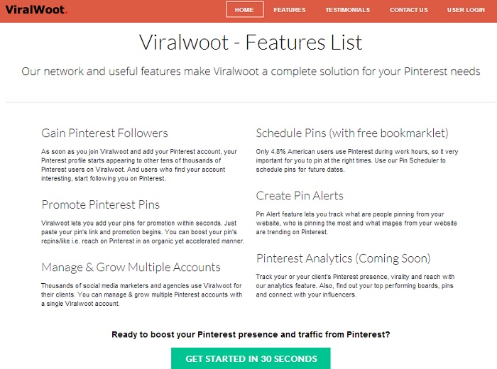 ViralWoot-Features