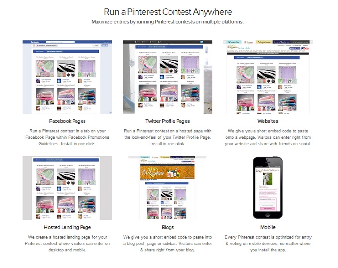 Wishpond Pinterest Contest
