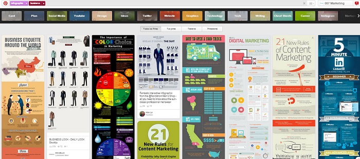 Busqueda Guiada Infographic Business