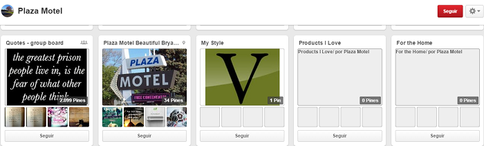 Ejemplo de tableros vacios