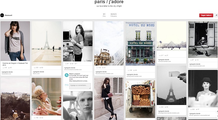 Tablero Paris jadore de Madewell