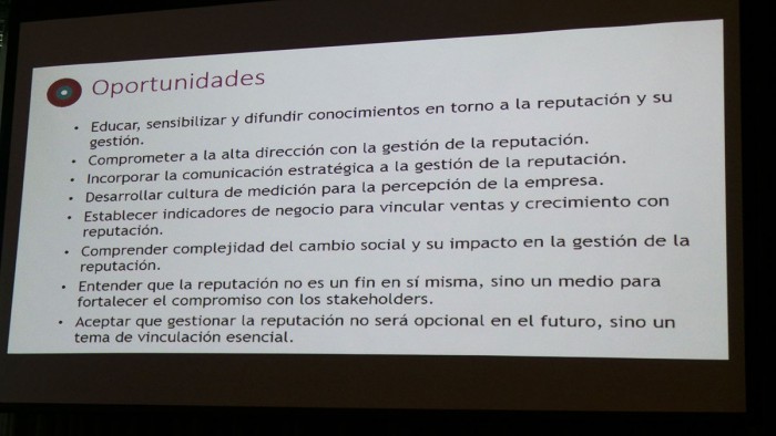 Oportunidades de la reputación corporativa