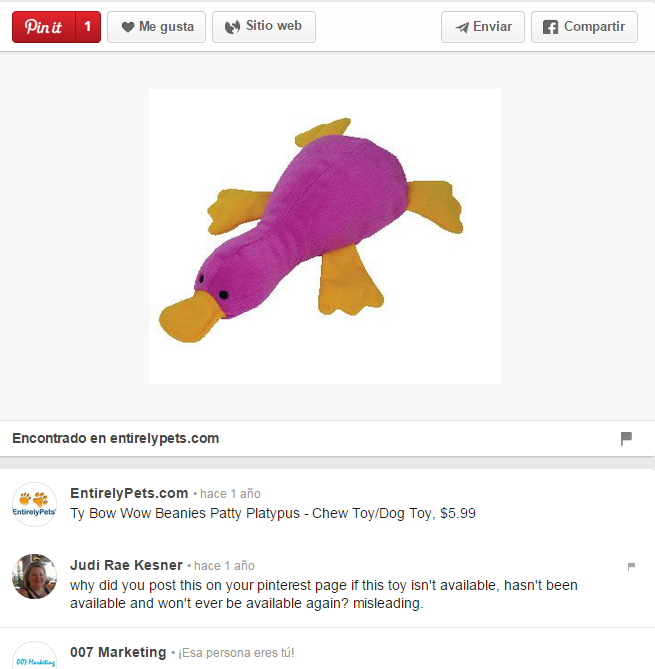 ejemplo de pin con enlace roto