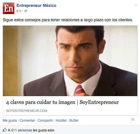 Contenido en redes sociales