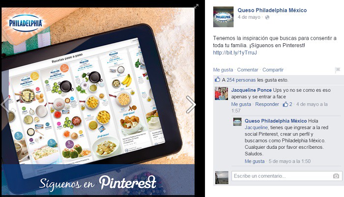 Philadelphia-promocion-cruzada-en-Facebook