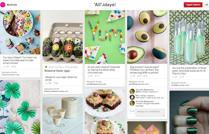 Tableros que funcionan en Pinterest