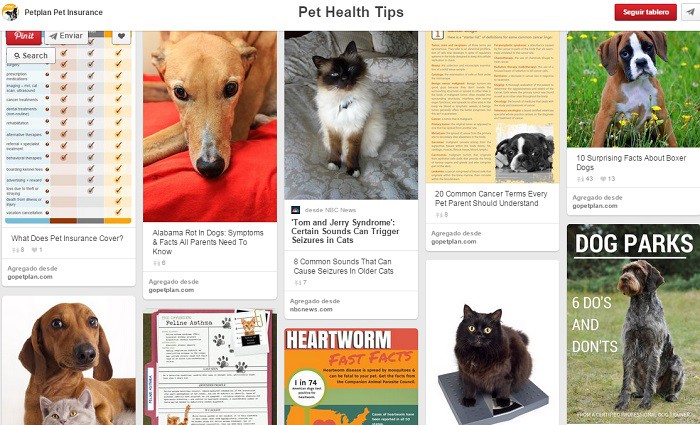 Tableros que funcionan en Pinterest