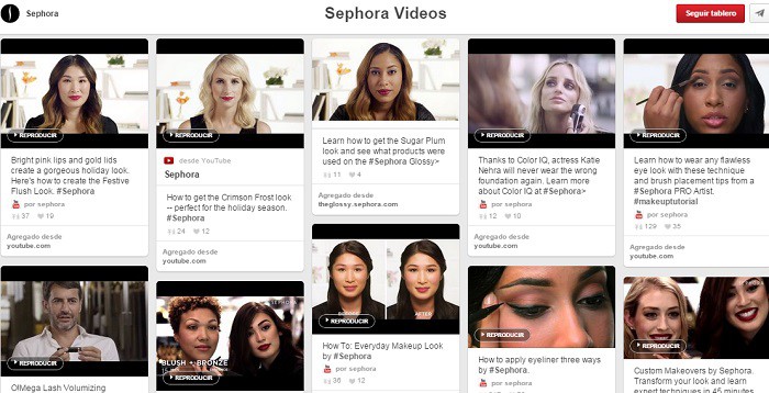 Tableros que funcionan en Pinterest