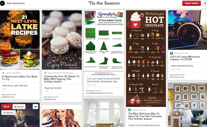 Tableros que funcionan en Pinterest