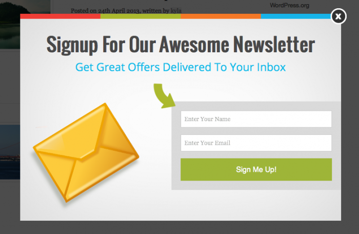 Recabar correos para contenido