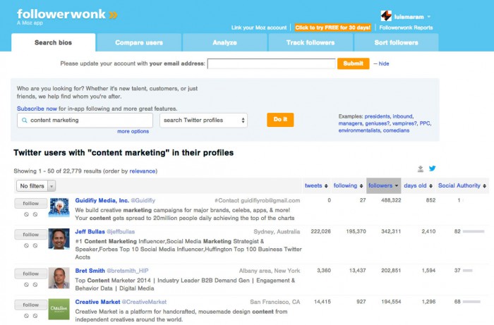 Instrumentos para redes sociales