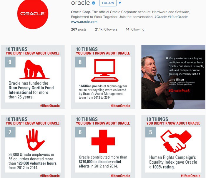 Oracle-Instagram