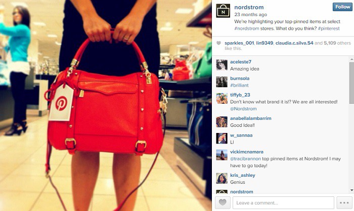 Ejemplo-promocion-cruzada-Instagram-Pinterest-Nordstrom3
