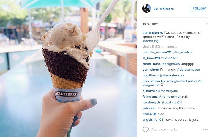 Ben&Jerrys-comparte-la-foto-del-cliente