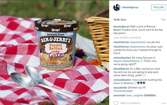 Ben&Jerrys-inspirando-a-los-seguidores