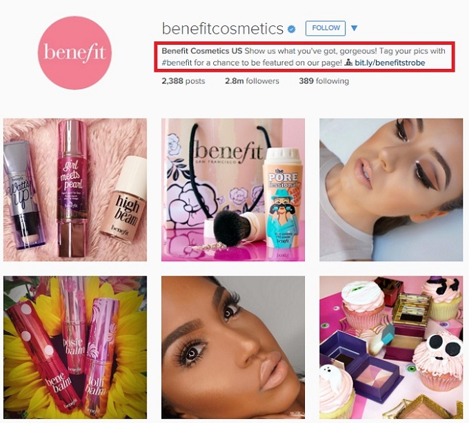 BenefitCosmetics-cuenta-en-Instagram