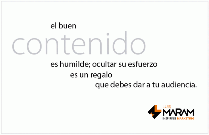 Cómo crear buen contenido