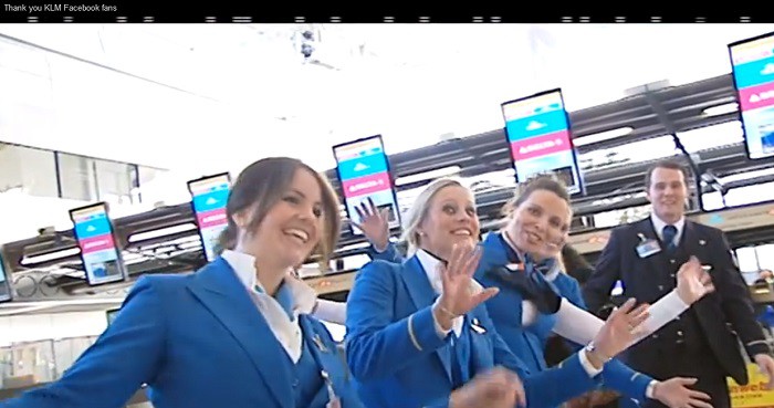 Ejemplo-dar-las-gracias-KLM-en-Facebook