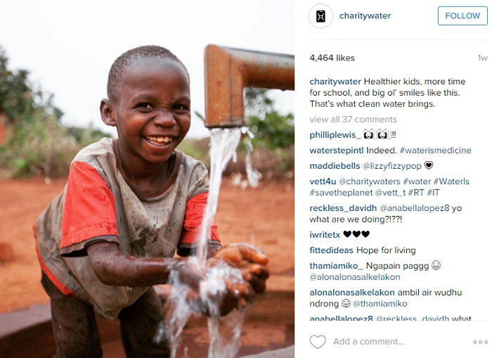 Ejemplo-provocar-emociones-CharityWater-Instagram