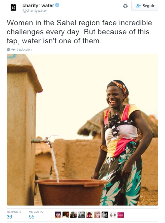 Ejemplo-provocar-emociones-CharityWater-Twitter
