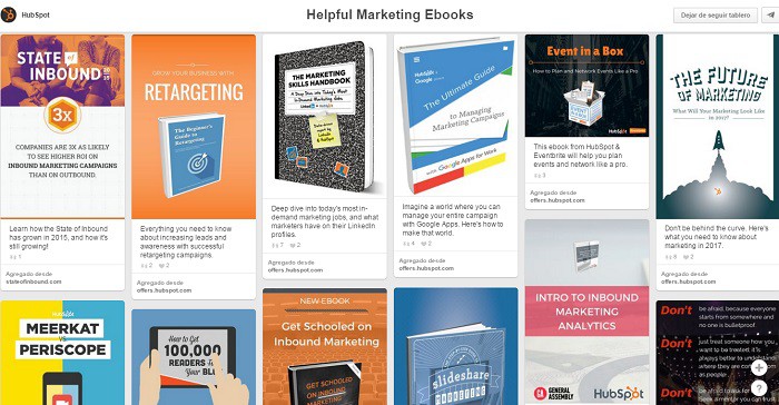 Tablero-Helpful-Marketing-Ebooks-Hubspot