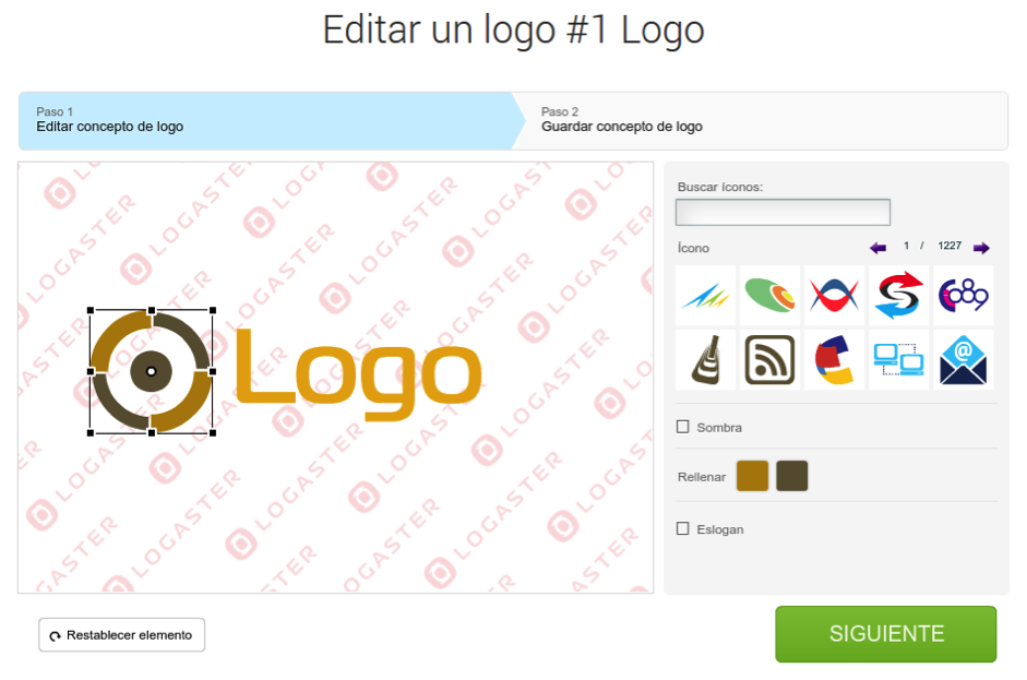 Creando un logo online