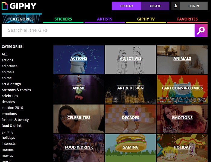 Giphy-categorias-de-gifs