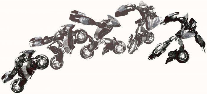 transformer cambiando