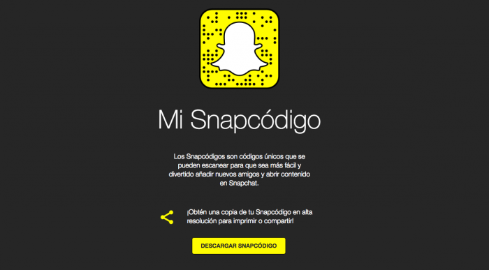 Como editar mi código Snapchat