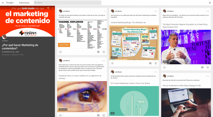 Curacion de contenidos Luis Maram